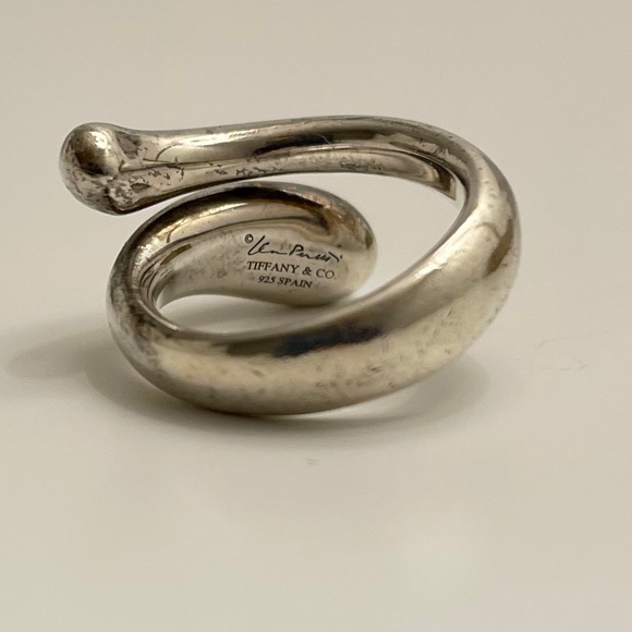 Authentic Tiffany & Co. Teardrop Ring - Picture 5 of 5